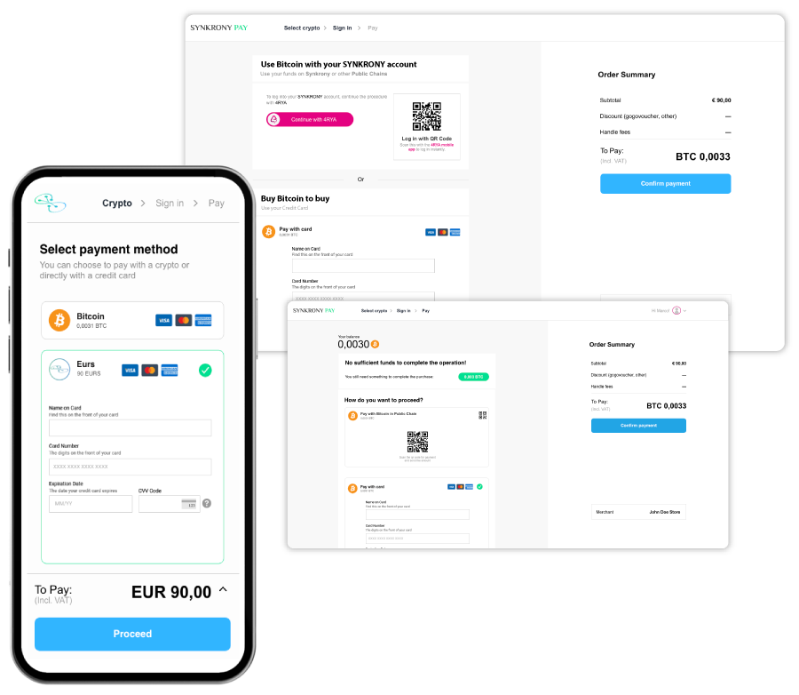 Synkrony pay component